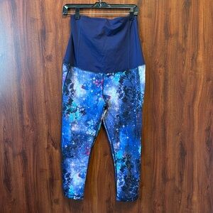 EUC Maternity capri leggings. Size unknown. Brand unknown